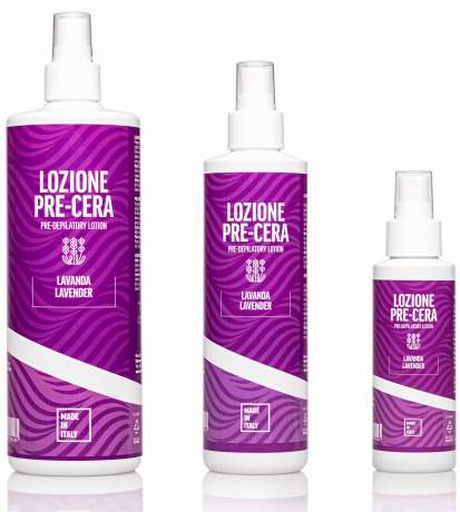 Pre and post epilation products - PRE-WAX PRODUCTS  PRE-WAX LOTION LAVENDER 500 ml / 250 ml / 100 ml (LP500L / LP250L / LP100L)